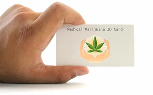 Tarjeta de identificación de marihuana medicinal