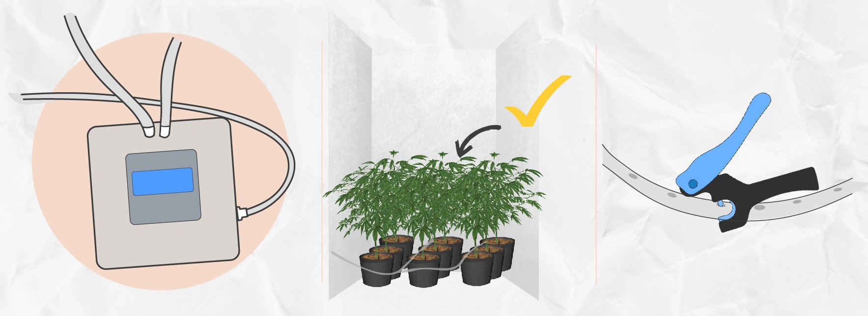 Monta tu propio sistema de irrigación por goteo para cultivar marihuana