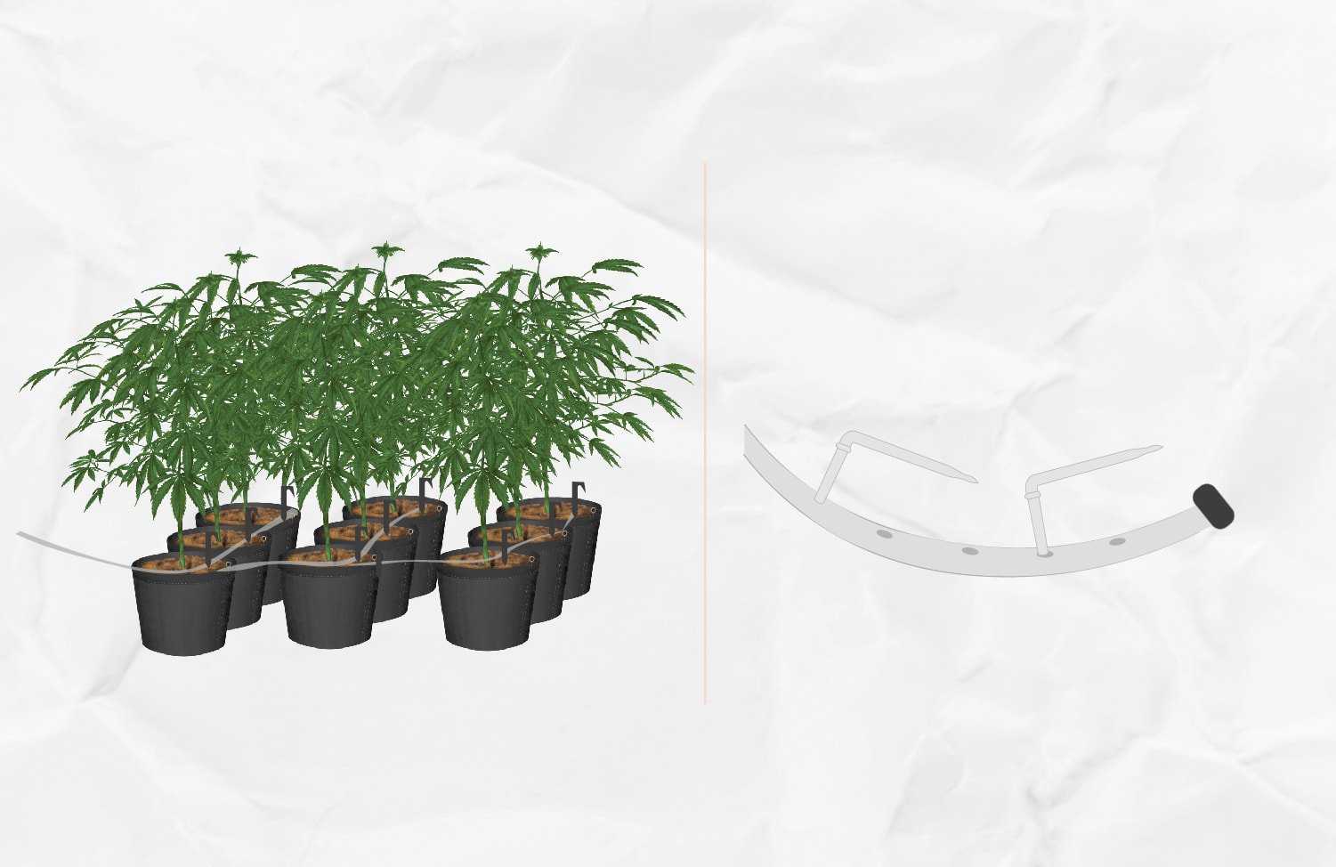 Monta tu propio sistema de irrigación por goteo para cultivar marihuana