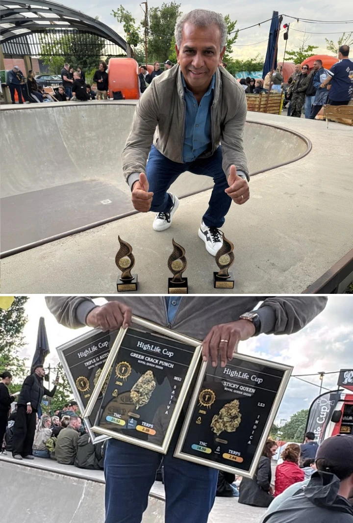 Premios Cannabis Cup y variedades ganadoras Descubre los premios Cannabis Cup y las variedades ganadoras de Royal Queen Seeds, como Triple G Auto, Green Crack Punch y Sticky Queen.