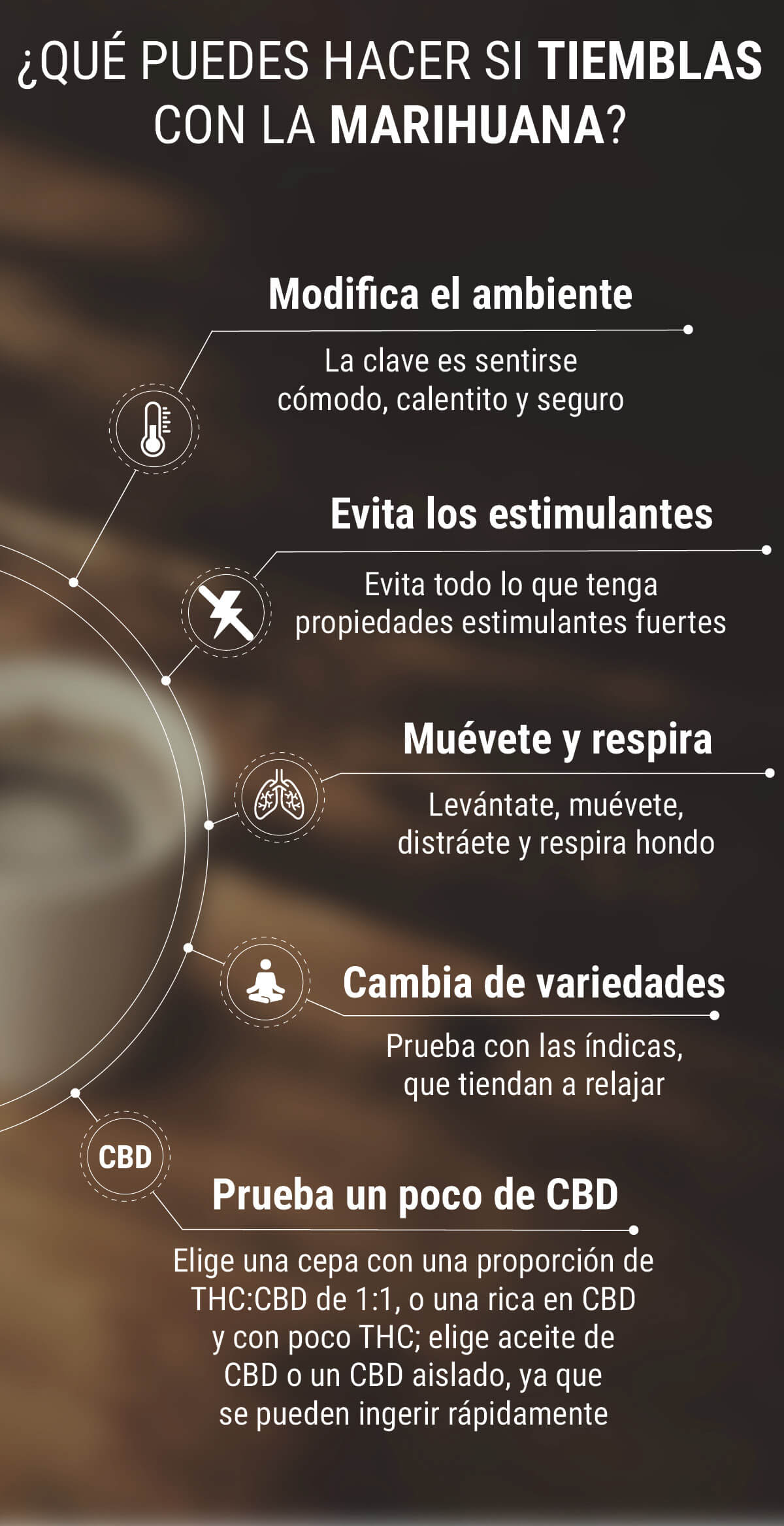 ¿Qué hacer si te entran los temblores del cannabis? ¿Qué hacer si te entran los temblores del cannabis?