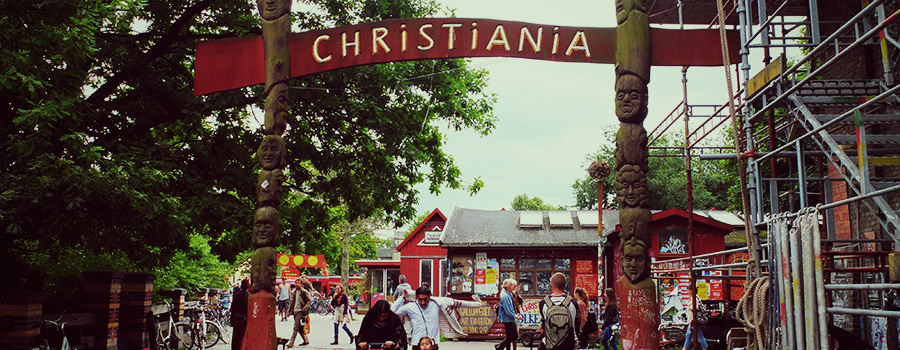 Christiania Dinamarca Copenhague Cannabis Freetown