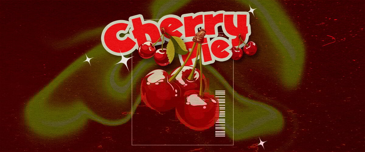Por Qué Cherry Pie Merece un Lugar en Tu Reserva Una ilustración con el texto en negrita