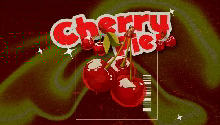 Por Qué Cherry Pie Merece un Lugar en Tu Reserva Una ilustración con el texto en negrita