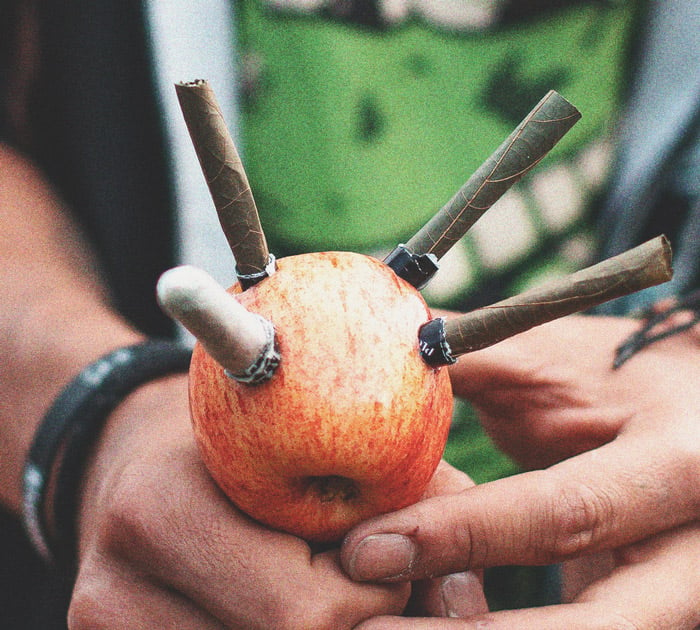 Las mejores frutas y hortalizas para hacer una pipa casera