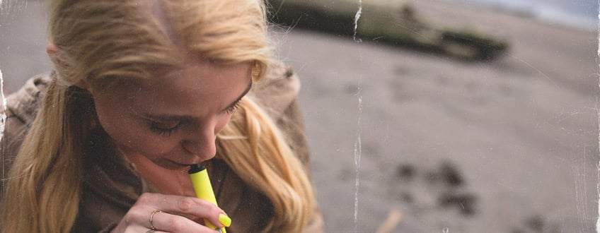 Smoke Cannabis At the Beach