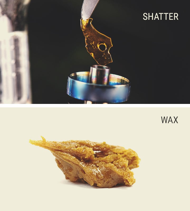 Shatter y wax: ¿En qué se diferencian?