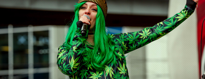 Negocio de cannabis de tela de alta costura