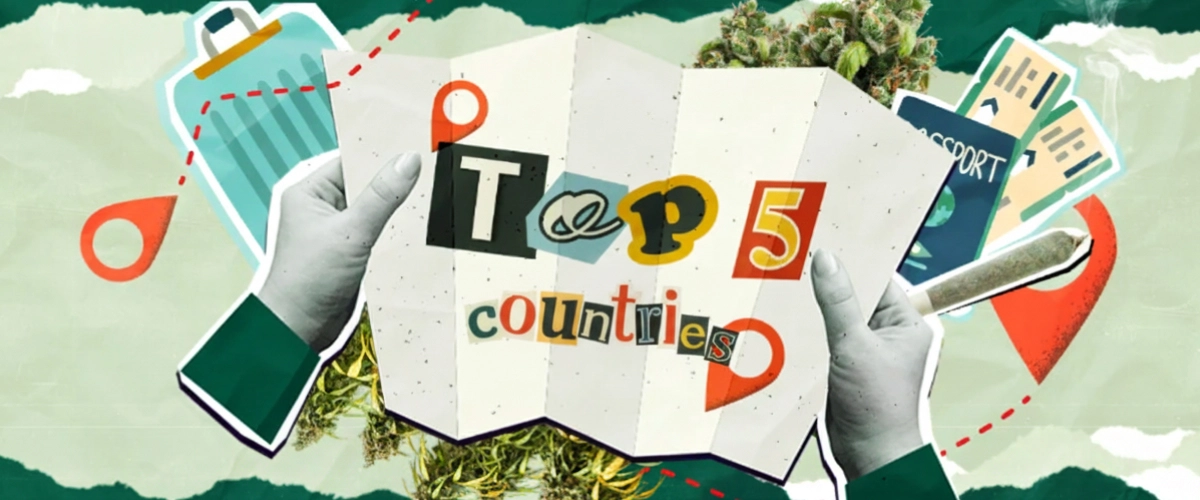 Los 5 Mejores Países para Turistas Amantes del Cannabis en 2026 ¿Planeando un viaje donde el cannabis sea bienvenido en 2026? Descubre los 5 mejores países con leyes y experiencias favorables para los turistas cannábicos.