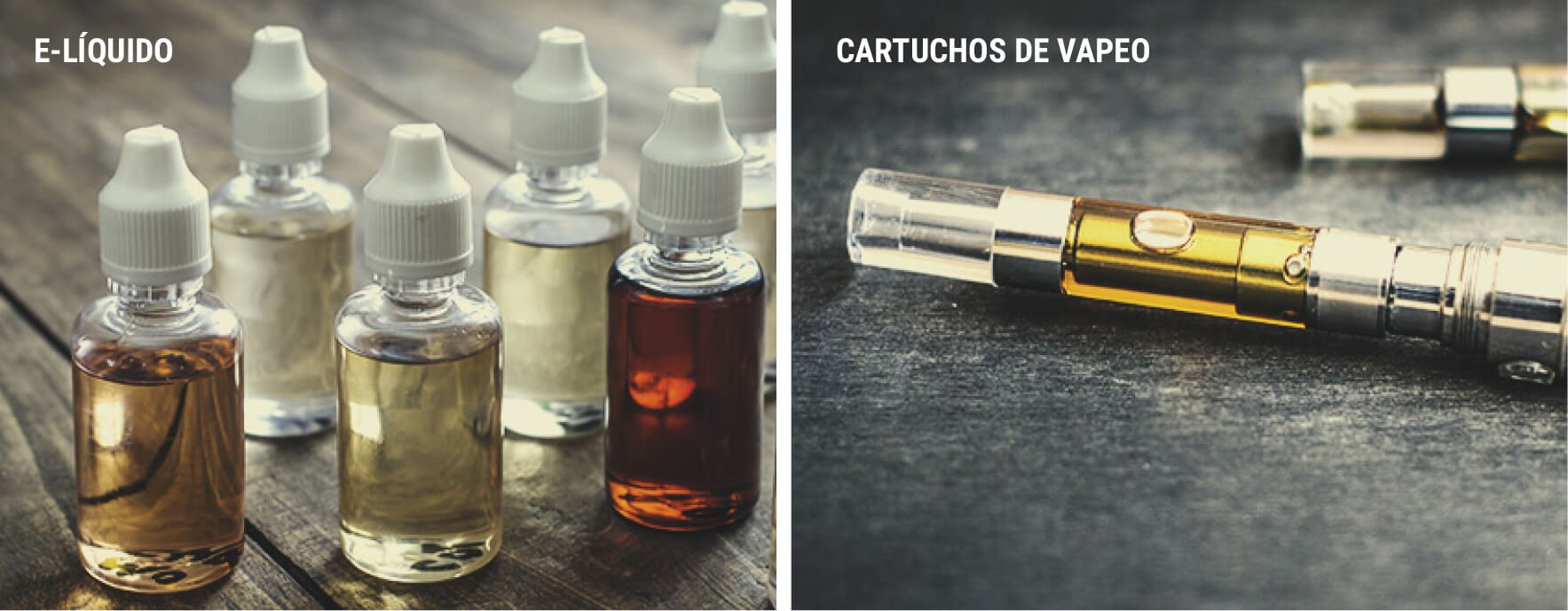 Diferencias entre e-líquidos y cartuchos de CBD y THC