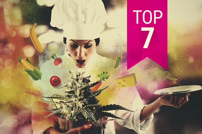 7 cepas índica y sativa perfectas para hacer comestibles
