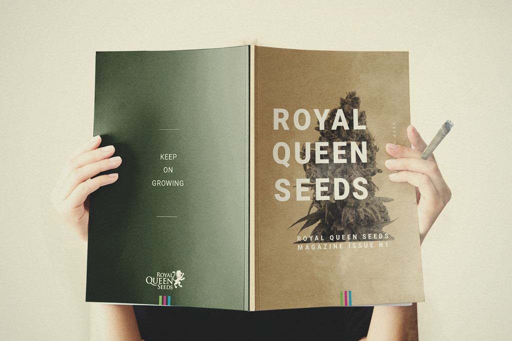 Primera edición de la revista Royal Queen Seeds