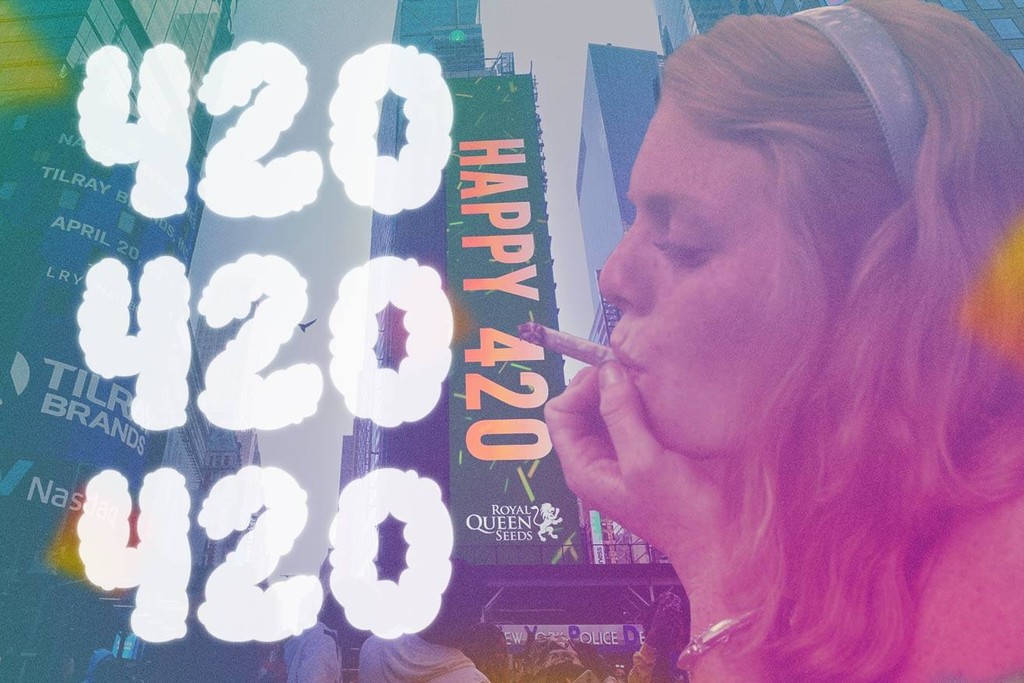 RQS celebra el 4/20 en Times Square