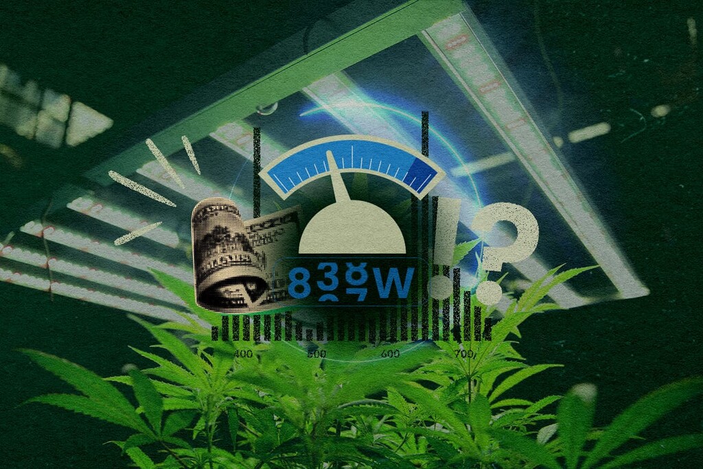 ¿Cuánta electricidad consumen las luces de cultivo LED?
