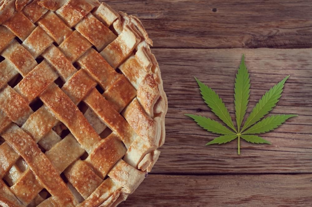 Tarta De Manzana Americana Con Cannabis